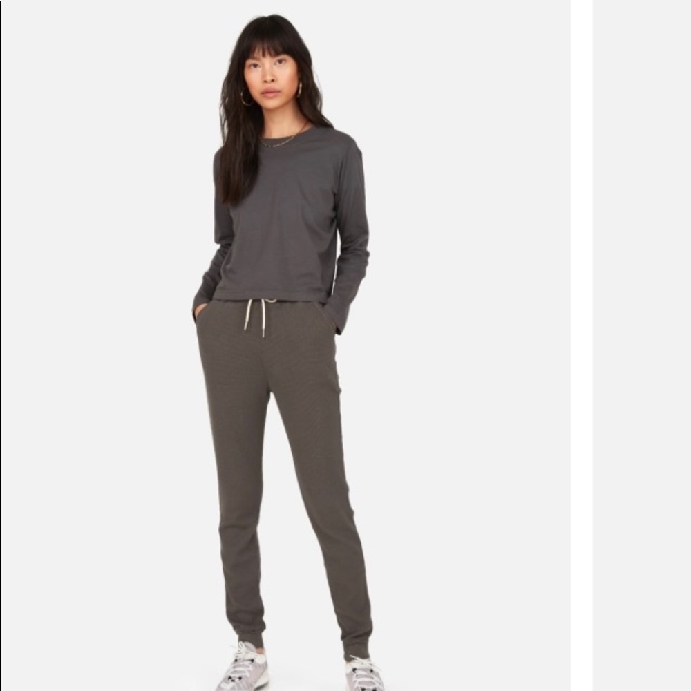 MATE the Label Thermal Waffle Joggers